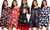Long Sleeve Christmas Theme Swing Dress 3406
