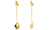 Creative stainless steel 304 Gold fruit dessert fork spoon-laf