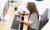 Keyboard wrist support support cushion set, non-slip ergonomic gel wrist support support with memory foam, suitable for Mac computer laptop computer work game home,