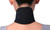 Unisex black neck brace, warm neck brace, adjustable magnetic therapy neck protector-la