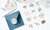 120pcs Thank you stickers in 12 different designs