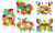  26 Pcs Wooden Blocks Letters ABC Alphabet Animal Puzzle For Kids Pre-School Learning Toy-la