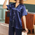 NEW 2601 Long Sleeve Satin Pajamas Set 6787
