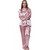 NEW 2601 Long Sleeve Satin Pajamas Set 6787
