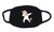  5 PCS Personality Cartoon Unicorn Pattern,Mysterious black Funny stylish Breathable,Washable Cotton-la