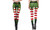 Women Christmas Elastic Leggings  Gym Running Athletic  Control Workout Trousers -LA