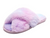 Ladies Fluffy Soft Plush Faux fur warm slippers