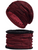 Men Knitted Soft Fleece Winter Beanie Hat with Neck Warmer  3044