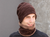 Men Knitted Soft Fleece Winter Beanie Hat with Neck Warmer  3044