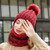 NEW 2601  2PCS Winter Knitted Hat & Scarf Set for Women 3002