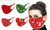 Adult Christmas Printed Mask Adult & Children Washable Dust Knitted Mask-LAF