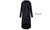 Women Winter New Long Section Plus Velvet Thick Irregular Hem Hooded Zipper Coat