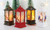 Christmas Lantern Candlestick Lamp Small Night Light Old Man Snowman Decoration Small Night Light Desktop Ornaments Christmas Decorations 8687