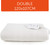 Warmnite Heated Under Blanket, Detachable Controller, 3 Heat Settings, Machine Washable, Overheat Protection