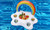 Bingchuan Inflatable Drink Holder Pool Float with Rainbow Cloud- Inflatable Cup Drink and Food Cup Holder Water Beer Tray for Pool Party-la