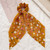 Scarf Detail flower print Scrunchie 3260
