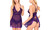 2306   Net yarn hanging neck sexy pajamas-LA  6778