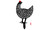 NEW Garden Decoration Chicken Yard Art Acrylic Hollow Simulation Decoration Garden Black Chicken Insert Card-LA 5033