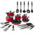 Equip 6 Piece Pan Set with 14 Tools 