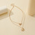Double Row Pendant Necklace-Bee