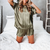 Silk style comfortable casual short sleeve pyjama sets Y011