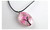 Preserved Flower Pendant Cherry Blossom Simple Long Necklace-3304LA