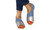 open toe two tone shoes