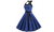2306   NEW Polka dot tube top corset large swing skirt Slim retro halter dress- LA  la 6793