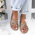 Toe loop Strappy sandals 6122