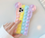 Push-Pop Fidget Phone protective  Case with crossbody strap