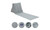 new-Portable Foldable Waterproof Back-Rest Lounger  3277