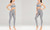 NEW-Women's 2 Piece Tracksuit Yoga Suit Ruched Butt Fitness Gym Workout Running High Waist Leggings Bra Top Sport Activewear  3213