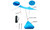 NEW-Beach Sunshade Family Beach Sunshade Lightweight Sun Shade Tent 