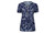 New-V-neck printing pattern with zipper-3013LA