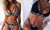 NEW-Alphabet three-point sexy bikini swimsuit-LA