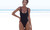 2306 NEW-Women Sexy One-piece Backless Solid Retro Triangle Swimsuit -LA  6777