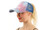 Tie Dye Cap MulticolorBaseball Cap Female Outdoor Summer Mesh Cap-QA