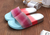 New-Rhinestone  Gradient colour Flat Sandals 6107