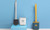 NEW-Flexible Silicone Toilet Brush 3207
