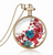 GENUINE PRESSED FLOWER pendant necklace