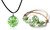 Pressed Gypsophila flower Necklace and Bracelet Gift set