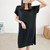 NEW-Women's Plain Long Nightwear T-Shirt-LA