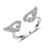 New-Cubic Zirconia Angel Wings Women Open Band Ring-LA