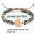 African turquoise Tree of Life bracelet-la