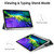 NEW-iPad air 10.9 2021 tri-fold pen slot protective case-LA