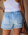 NEW-High waist short pants plus size summer jeans0015-LA