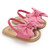 NEW-sandals bow knot cute soft sole flat princess shoes0024-LA