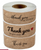 Kraft paper Large Thank you rectangle labels 360pcs -3059LA