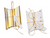 Assorted design Silver Gold paper candy box-la 1303