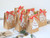 Pack of 24 Assorted design Hollow out Christmas gift candy box with red ribbon
